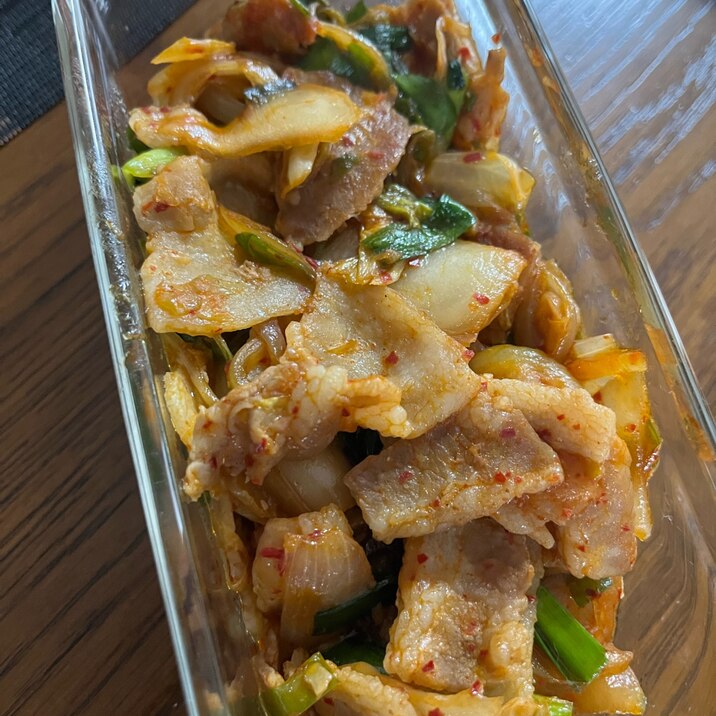 簡単!豚キムチ